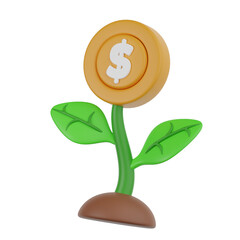 Poster - Growth 3d Illustration 