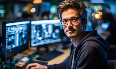 Poster - Proficient Computer Systems Analyst Analyzing Workflow for Business Optimization