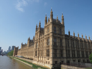 Canvas Print - Houses of Parliament in London