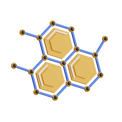 Poster - Nano Technology 3d Illustration 