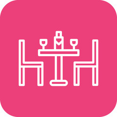 Poster - Dining Table Icon