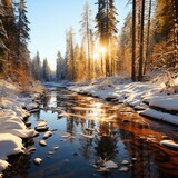Fototapeta Na ścianę - A beautiful environment of the world during Winter
