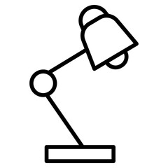 Poster - Outline Table Lamp icon