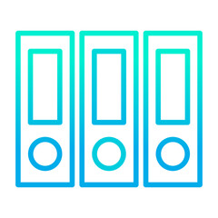 Sticker - Outline gradient Flyer icon