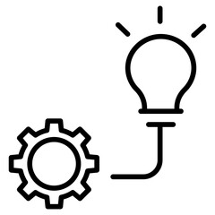 Poster - Outline iLeaf Idea icon