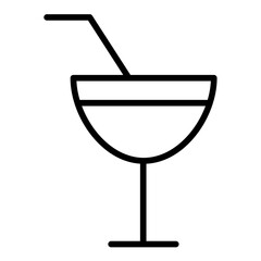 Canvas Print - Outline Drink bottle icon