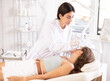 © JackF - Female doctor making facial beauty massage with vibration attachement to female patient