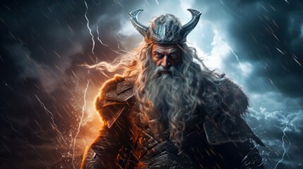 Odin - The nordic god of wisdom.generative ai
