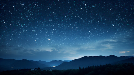 Wall Mural - clear starry sky at night. beautiful night sky, milky way