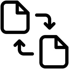 Sticker - file transfer icon