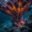 An image of a hydrothermal vent on the ocean floor, surrounded by unique deep-sea life1
