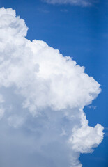 Wall Mural - blue sky with clouds background