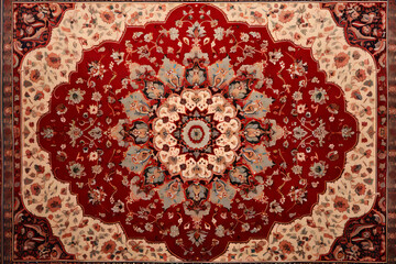 Wall Mural - circular oriental carpet texture