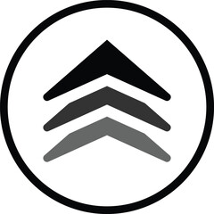Fototapete - swipe up icon. vector illustration