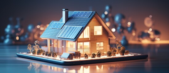 Poster - smart phone controlling intelligent home system