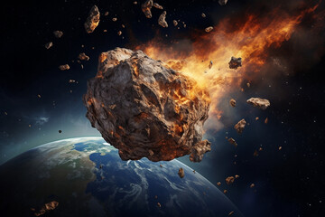 meteor universe science earth astronomy impact space orbit meteorite comet planet asteroid