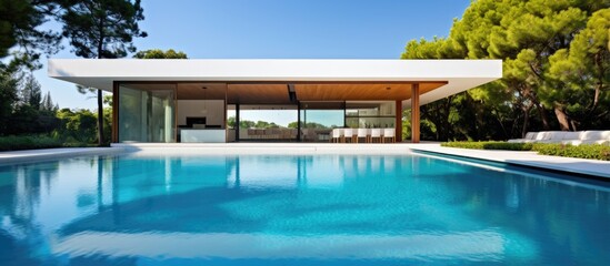 Wall Mural - modern residences swimming pool design