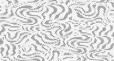 Aufkleber - Halftone stripe dot pattern texture. Abstract halftone background. Camouflage dot texture. Dotted vector illustration.	