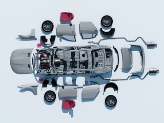 Poster - Details of the car