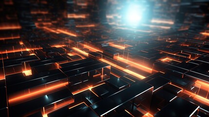 Leinwandbilder - Abstract 3D Business Background. luxury