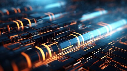 Leinwandbilder - Abstract 3D Business Background. luxury