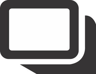 Fototapete - computer LED icon