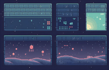 8-bit image, space