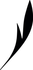 Poster - Tropical elegance embodied in vector palm leaf silhouettes, evoking a lush paradise with their graceful shapes. Generative AI 