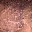 Detail of Petroglyphs, Chaco Canyon