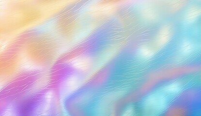 Wall Mural - holographic background in gold, yellow, neon green and white, in the style of light sky-blue and pin