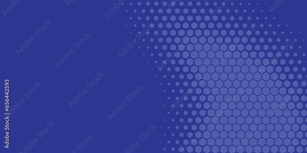 Geometric abstract Hexagon Two Color Background