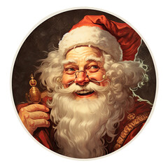 Wall Mural - Happy Santa Christmas Sticker