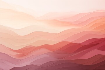 Poster - Abstract background with wavy shapes