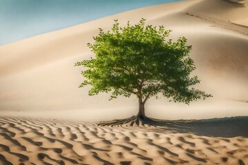 tree in desert