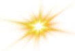 © Виктория Проскурина - Light star gold png. Light sun gold png. Light flash gold png. PNG format. Empty background, no background. summer season beach