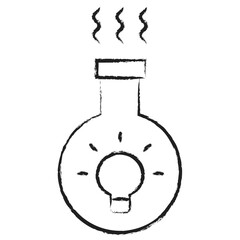 Wall Mural - Hand drawn Flask idea icon