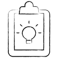 Poster - Hand drawn Clipboard icon