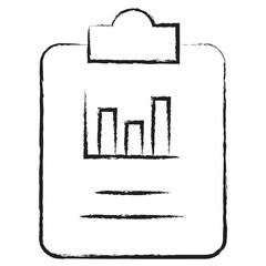 Poster - Hand drawn Notepad Analytics icon