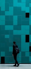Wall Mural - Minimalism iphone background made with Ai generative technology, Person is fictional and property is fictional