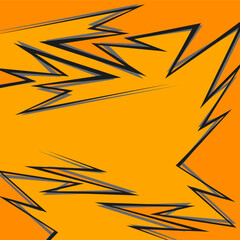 Poster - Minimalist background with abstract sharp and gradient lines pattern and with some copy space area