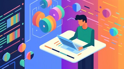 A person comparing two sets of data for accuracy and consistency, symbolizing the efforts to maintain high-quality data