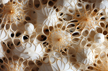 Absract background from fractal organic structure