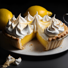 Wall Mural - lemon meringue pie