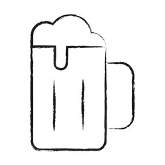 Canvas Print - Hand drawn Beer icon