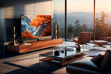 Canvas Print - modern interior design