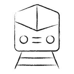 Sticker - Hand drawn Train icon