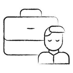 Sticker - Hand drawn Investor icon