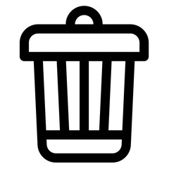 Poster - Trash Can Icon