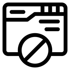 Website Warning Icon