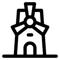 Sticker - Windmill Icon